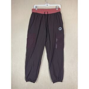 Nike Sportswear Pants Womens S Brown Woven Utility Cargo Tapered Athletic Jogger